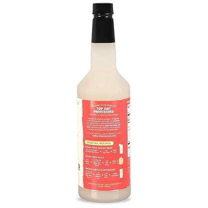 Top Hat Keto Sugar Free Diet Ginger Beer Syrup - Made with Organic Monk Fruit – Zero Sugar Ginger Syrup for Soda Makers - ...