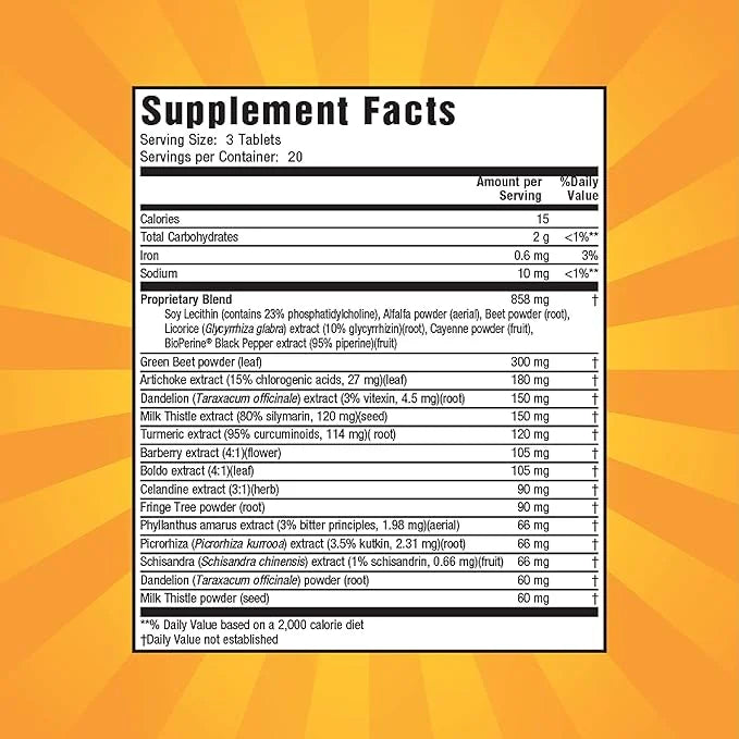 Nature's Secret Milk Thistle Liver Cleanse 60 ct