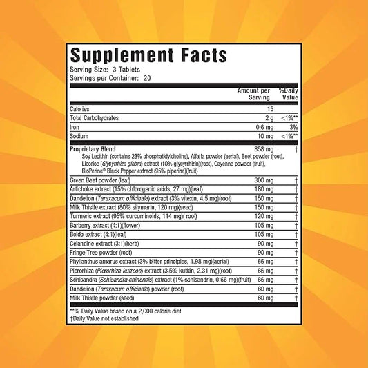 Nature's Secret Milk Thistle Liver Cleanse 60 ct