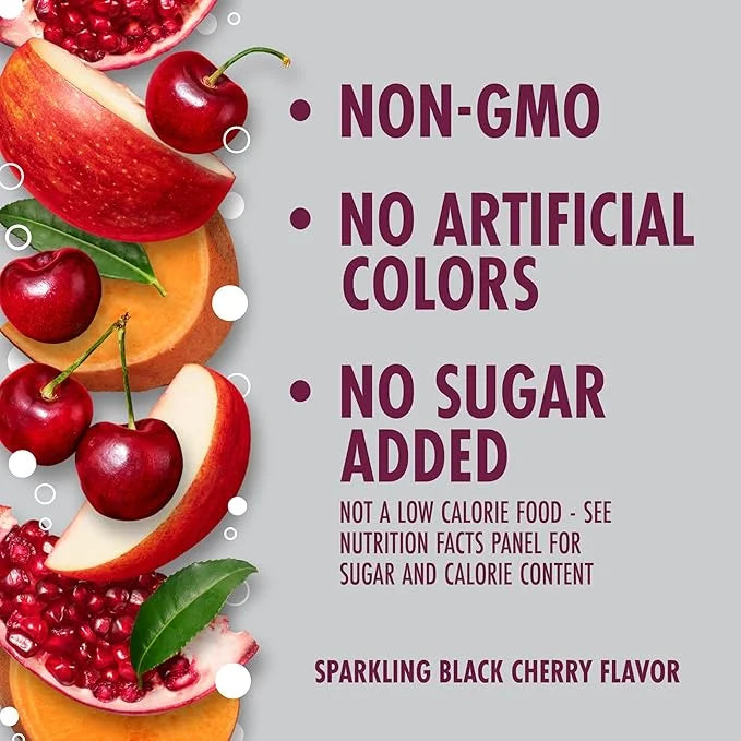 V8 +SPARKLING ENERGY Black Cherry Energy Drink, Made with Real Vegetable and Fruit Juices, 11.5 FL OZ Can 4 Count (Pack of...