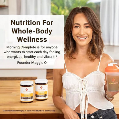 ACTIVATEDYOU Morning Complete Daily Wellness Greens Superfood Drink Mix for Gut Health w/Prebiotics, Probiotics, Antioxida...
