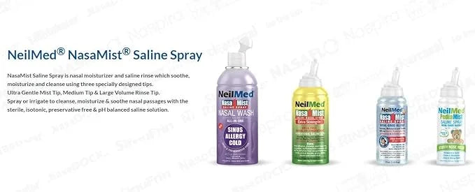 NeilMed Nasamist Saline Spray, 4.2 Fluid 2)