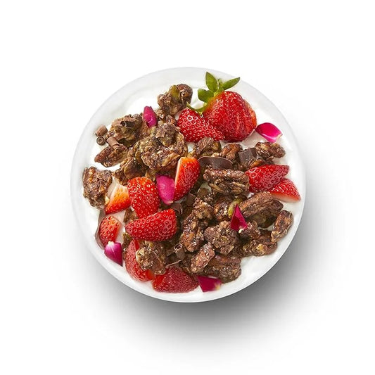 TGB Chocolate Chip Granola Cereal, Keto Friendly Snack, No Added Sugar, Gluten Free, High Fiber, 8oz Resealable Bag (Pack ...