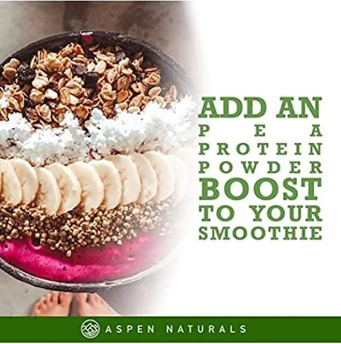 Aspen Naturals Pea Protein Powder 5 Lb – Muscle Growth, Digestion, Fullness & Heart Health Support | Unflavored, Plant Bas...