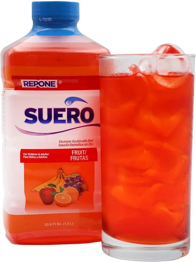SUERO Electrolyte Solution with Zinc, Rehydrates, Restores Minerals and Nutrients, Strawberry Flavor, 33.8 Fl Oz (Pack of ...