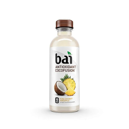Bai Coconut Flavored Water Puna Coconut Pineapple, Antioxidant Infused, Coconut Pineapple Flavored Water Drink, 18 Fluid O...