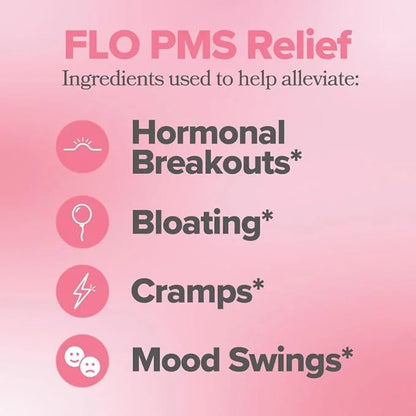 O Positiv FLO PMS Gummies 30 Servings 3) - B6, &