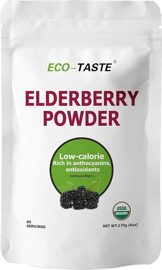ECO-TASTE Elderberry Juice Powder, Supports Healthy 170g