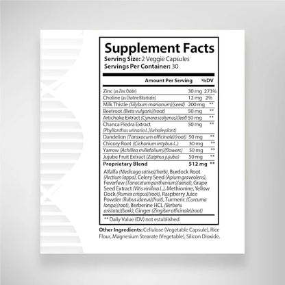 Milk thistle supplement, Liver Cleanse Herbal 60 Capsules