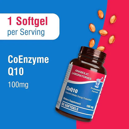 CoQ10 100mg Softgels 30 Supplements CoQ10 for