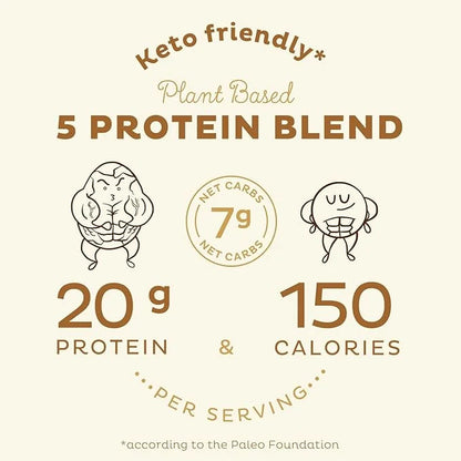 KOS Vegan Protein Powder Erythritol Free, Vanilla 15 Servings