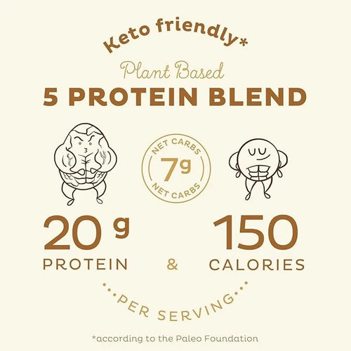 KOS Vegan Protein Powder Erythritol Free, Vanilla 15 Servings