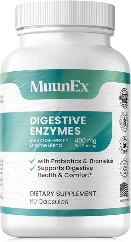 Digestive Enzymes with Probiotics 60 Ct