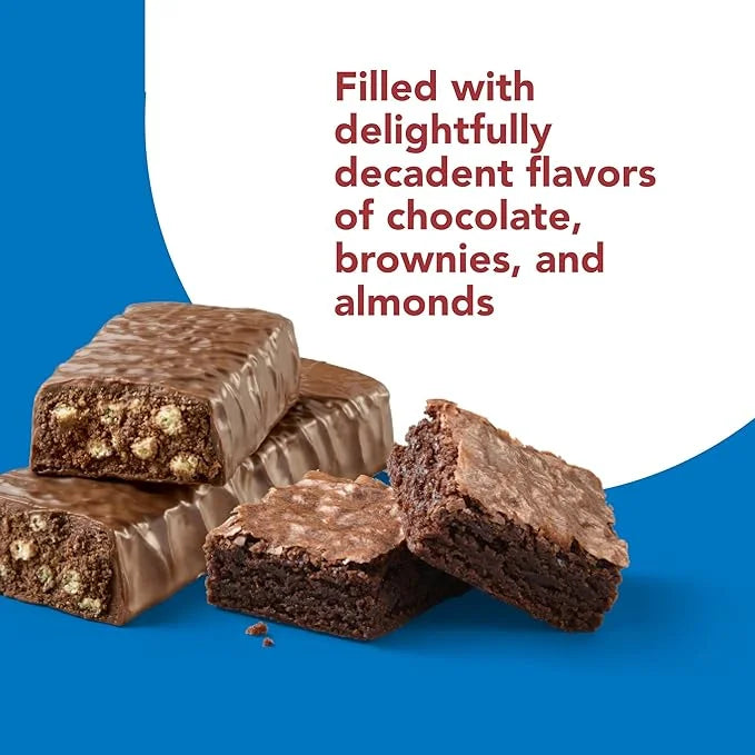 think! Protein Bars, High Protein Snacks, Gluten Free, Kosher Friendly, Brownie Crunch, Nutrition Bars, 2.1 Oz per Bar, 12...