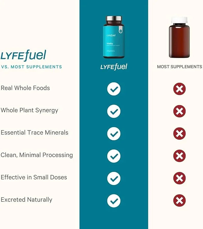 LyfeFuel Adaptogen Blend for Natural Energy 60 Vegan