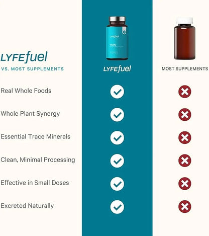 LyfeFuel Adaptogen Blend for Natural Energy 60 Vegan