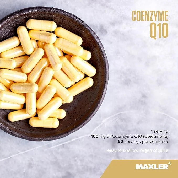 Maxler Coenzyme Q10 (Ubiquinone) Antioxidant Supplement 100 mg Q-10 per 60 Vegan CoQ10 Capsules