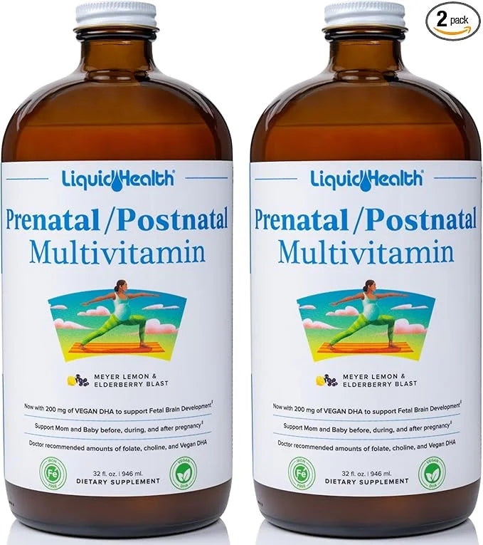 LIQUIDHEALTH Prenatal/Postnatal Multiple Liquid Women's Multivitamin (2 Pack)