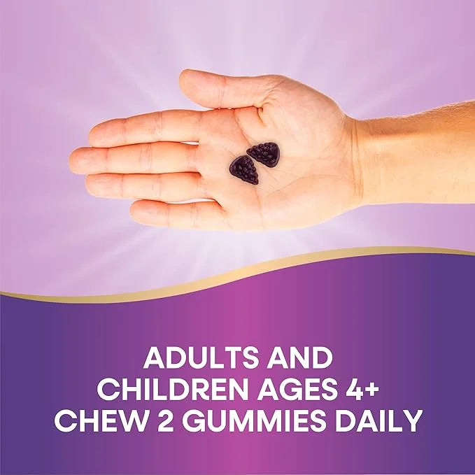 Nature’s Way Sambucus Zero Sugar Immune D3, Zinc, 70 Gummies