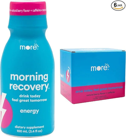 Morning Recovery, Electrolyte with Energy, Milk Thistle Drink Proprietary Formulation to Hydrate While Drinking for Mornin...