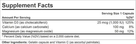 ANDREW LESSMAN Vitamin D3 1000 IU 180 Capsules