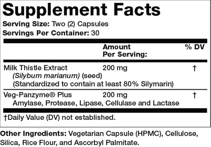Olympian Lab Milk Thistle Extract Plus, 60-Count