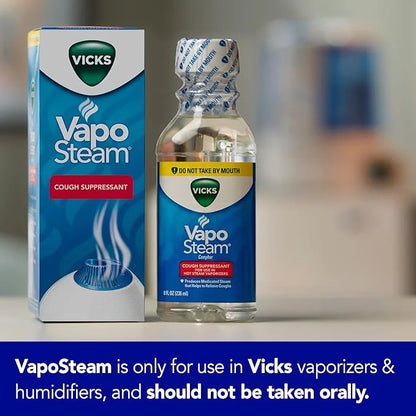 Vicks VapoSteam Medicated Liquid with Camphor, 8 Oz 2)