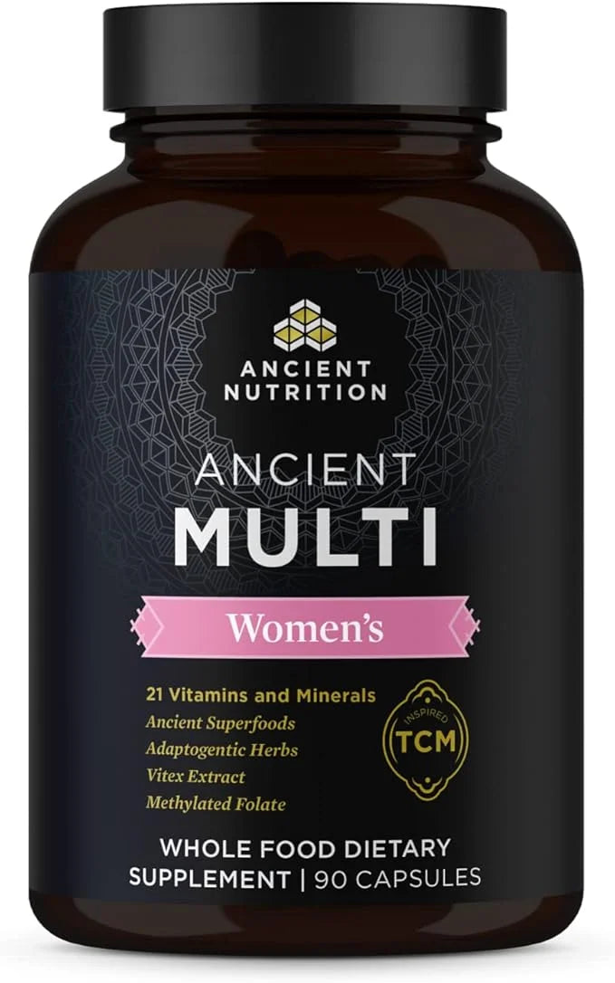 Ancient Nutrition Multivitamin for Women, Multi B12, Zinc, 90 Ct