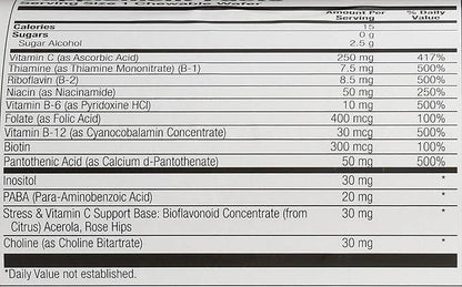 Solaray, High Potency B-Complex Chewable, Natural 50 Chewables