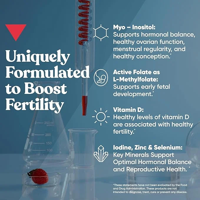 Conception for Her Fertility Gummies - Fertility Supplements for Women with Myo Inositol, Folate & More Essential Nutrient...