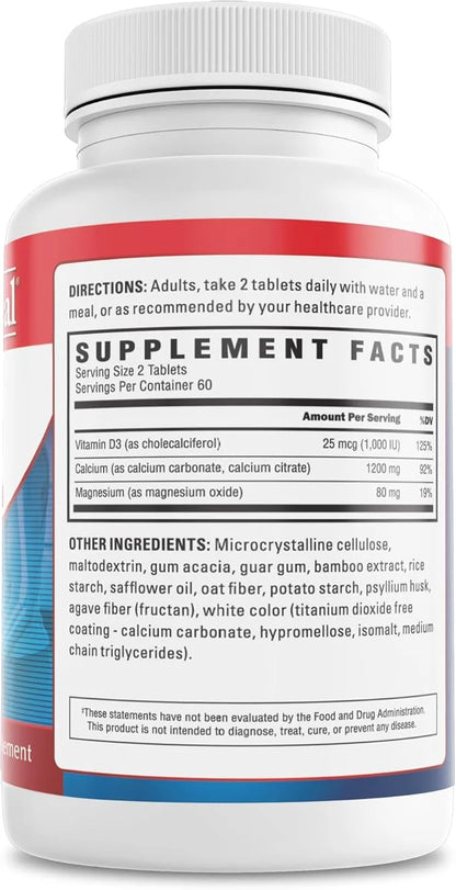 U.S. Doctors' Clinical Calcium, Magnesium + D3 for (120)