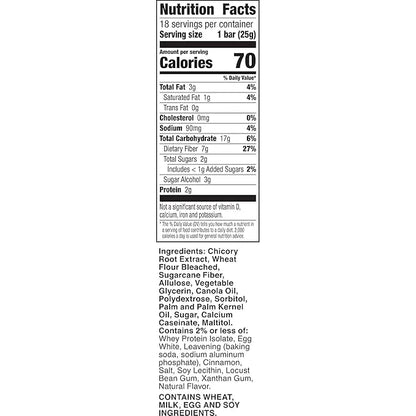Fiber One 70 Calorie Soft-Baked Bars, Cinnamon Coffee Cake, 18 ct - Product Image