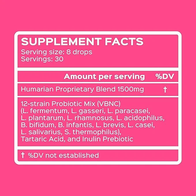 Probonix Probiotics for Women, 30-Day Supply, Drops,12 Live