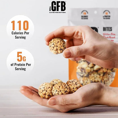 The GFB Variety Pack Protein Bites - Gluten Free, Plant Based, Non GMO, Sustainably Made – Ridiculously Tasty, Healthy, Ve...