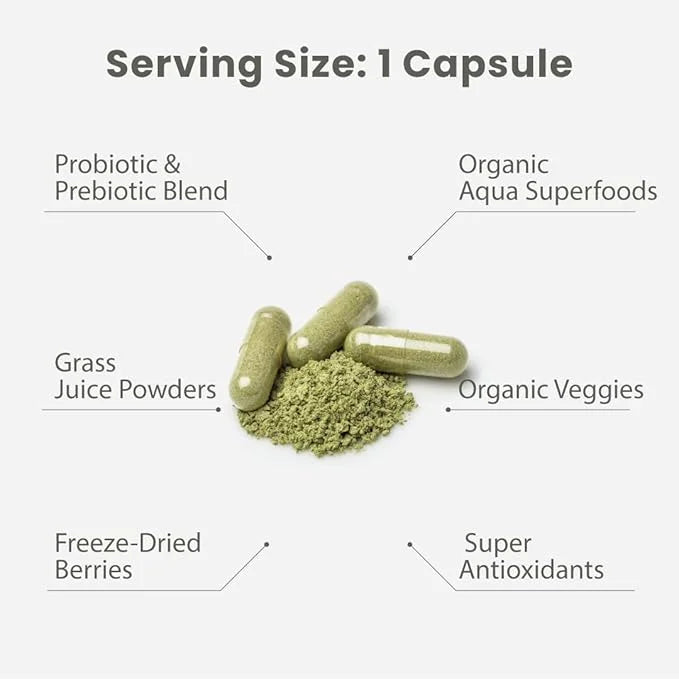 Paradise Herbs Earth's Blend Women's Once Daily Multivitamin with Iron, 48 Organic Superfoods, Probiotics, Antioxidants, V...