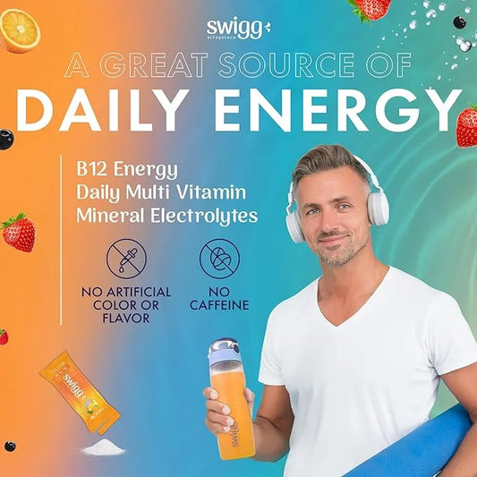 Sugar Free Electrolytes Powder Packets 2500 mcg B12 Powder B6 Keto