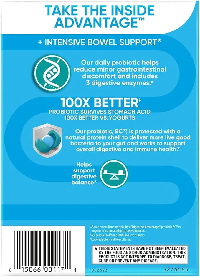 Digestive Advantage IBS Probiotics For Women 96 Capsules