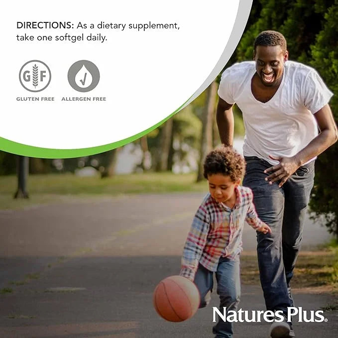 Natures Plus Vitamin D3 (Cholecalciferol) 2500 iu, 90 Softgels 90 Servings