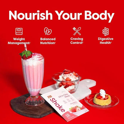 310 Nutrition All-In-One Meal Replacement Shake - Fiber-Rich Superfood Blend with Natural Sweeteners - Low Carb, Keto & Pa...