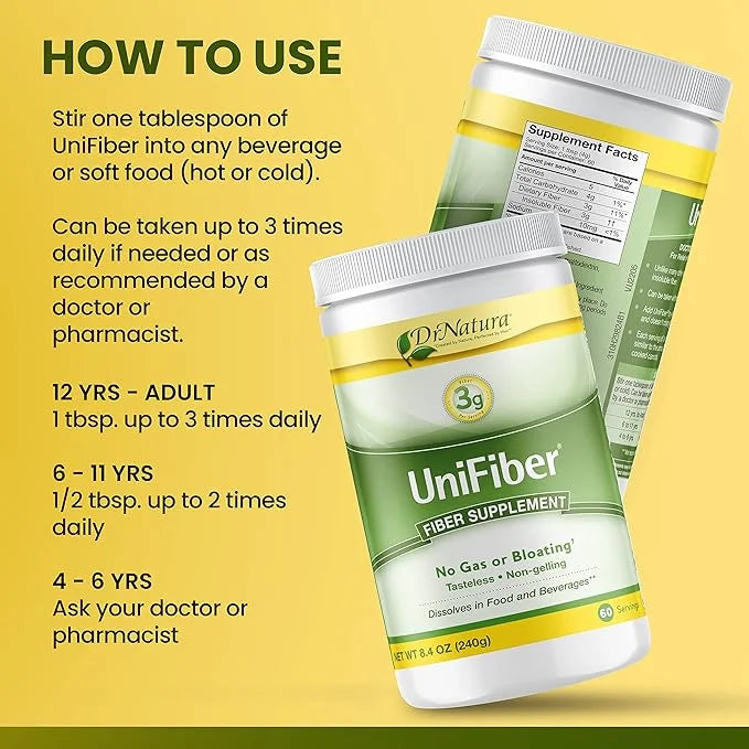 Dr. Natura® Unifiber, Natural Fiber Supplement, 8.4-Ounce