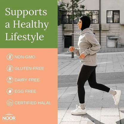 Noor Vitamins Energy+ Multivitamin; Halal Vitamin 26 Vitamins 2 Month
