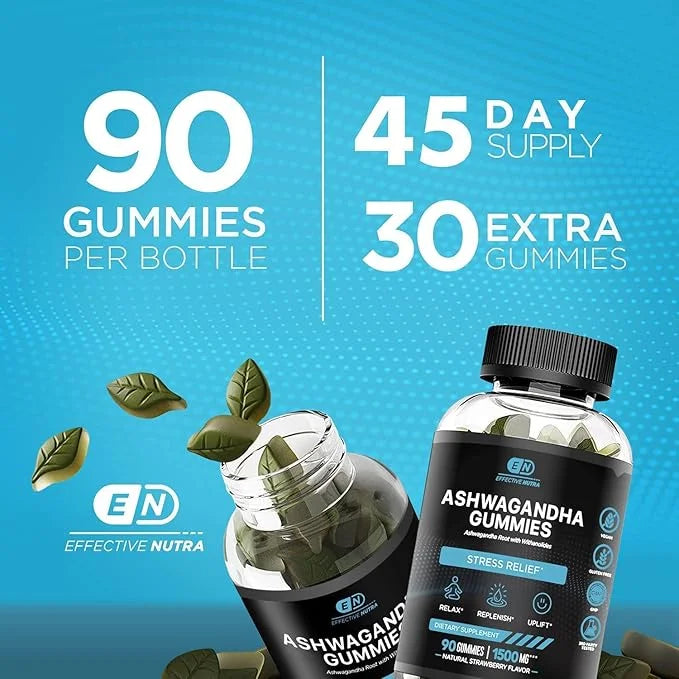Ashwagandha Gummies 1500mg (90 Count)
