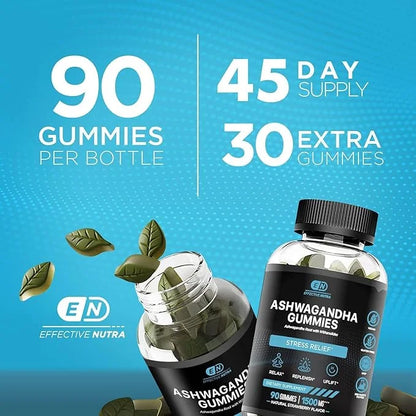 Ashwagandha Gummies 1500mg (90 Count)