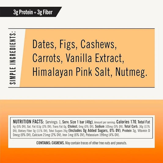 Thunderbird Bars Energy Snack, Gluten-Free with Protein, Healthy Real Food, Vegan Paleo Non-GMO, No Added Sugar, Cashew Fi...