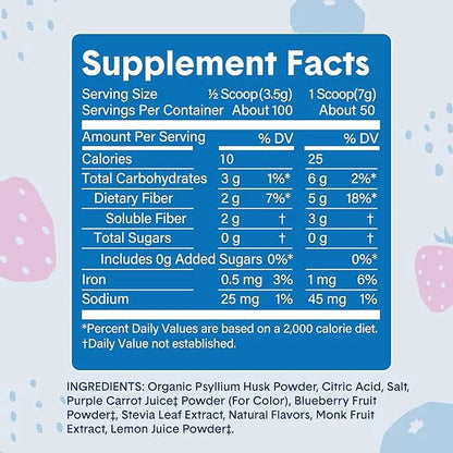 Bellway Super Fiber Powder + Fruit (3 Pack), (150 Servings)