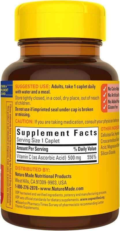 Nature Made Vitamin C 500 mg 100 Count 3)