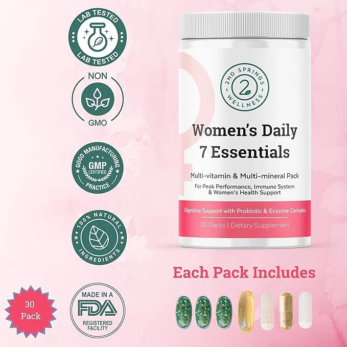 Daily 7 Essentials Daily Women's Vitamin -7 Pack