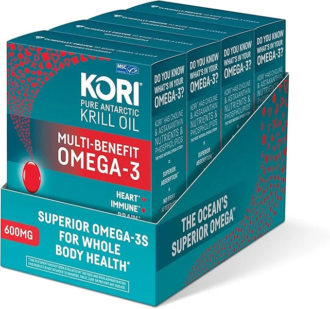 Kori Krill Oil Omega 3 600 mg 112 Softgels