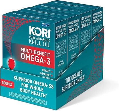 Kori Krill Oil Omega 3 600 mg 112 Softgels