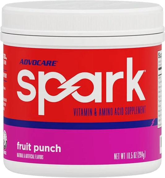 AdvoCare Spark Vitamin & Amino Acid Supplement - Focus & Energy Drink Powder Mix with Vitamin A, B-6, C & E - Also Include...